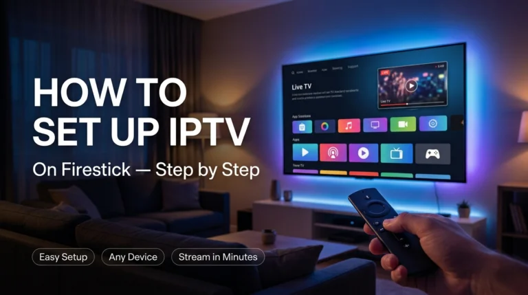 How to Set Up IPTV on Firestick (Step-by-Step Guide for 2026)